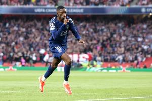 登贝莱2025年俱乐部正式比赛造34球，欧洲五大联赛球员之最